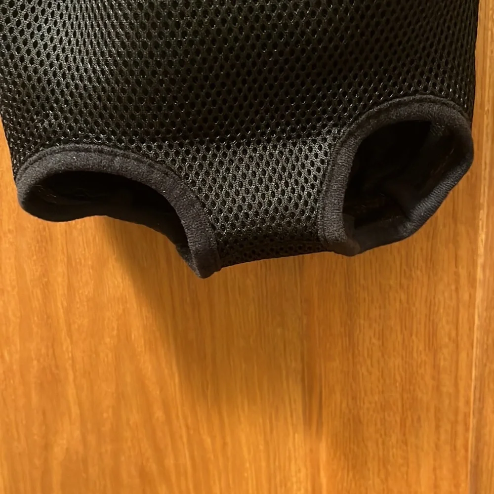 NWOT Medium black pet backpack
